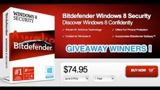 Bitdefender Windows 8 Security Giveaway Results