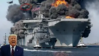 2 часа назад! Лучший авианосец США был жестоко уничтожен российским СУ-57!