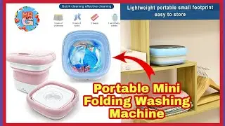 Mini Portable Washing Machine Spin Dryer | Foldable Washing Machine |#shorts | Most Rare Gadgets I2M