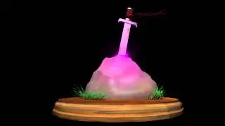 Sword modeling 3D