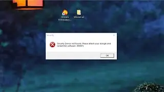 Security Device not found wilcom e2
