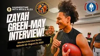 Hammer Time! Interview With Izayah Green-May! #usfl