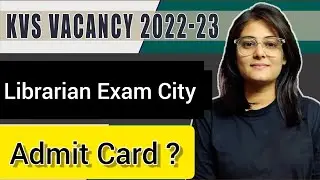 KVS Librarian Exam City || 6th March 2023 #kvslibrarianexamcity
