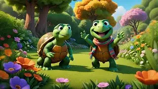 Three Wise Turtles Know the Months | Calendar Song for Kids | Learn 12 Months Nursery Rhyme
