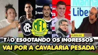 REMO VAI POR CAVALARIA PESADA CONTRA MIRASSOL - FENÔMENO AZUL ESGOTANDO TUDO #remo 