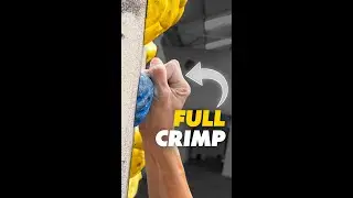 ✊DO YOU FULL CRIMP?😍😱 #Bouldering #TrainingforClimbing #ClimbingTraining #FingerStrength