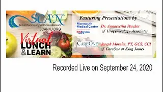 Virtual Lunch and Learn -- Sept 24, 2020