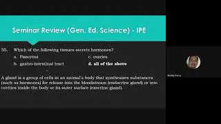 BLEPT REVIEW Part 4   Science Gen  Ed  Lecture