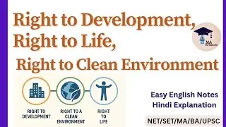 Right to Development || Right to Life || Right to clean environment || My Authority #netjrf