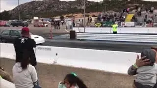 k20a3 vtec killer ITB, first pass down the 1/8th mile