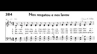 Hinário 5 CCB - Hino 384 - Nos resgatou e nos lavou - Strings - Teclado Yamaha PSR S670