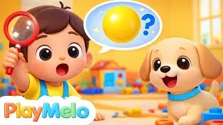Where Did Melo's Ball Go? 🟡 | Learn With Melo