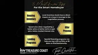 3 Must know tips - For The Smart Homebuyer