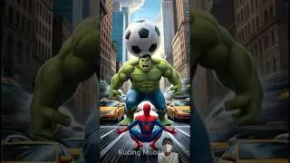💖Evolution Of Spiderman Giant Ball Above Hulk's Head🥰 | Avengers | Marvel