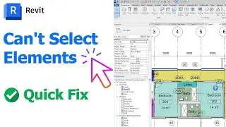 Revit Quick Fix #2 – Can't Select Elements in Revit? (Fast Solution)