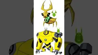 Ben 10 top 5 Ball Weevil fusions aliens #shorts #ben10omniverse