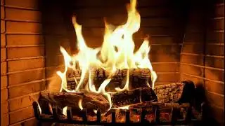Cozy Cabin Evenings - Snowfall and Fireplace Crackling Sounds for Deep Sleep, Stress Relief & Calm❄️