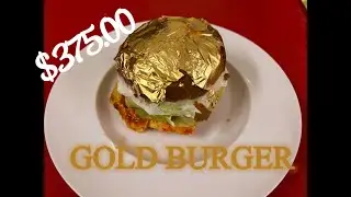 How To Make $375.00 BITCOIN GOLD BURGER| MOMMY'S kitchen | Must watch