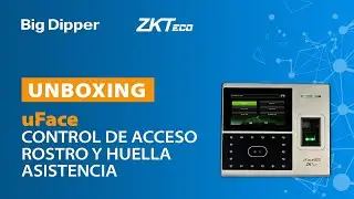 Unboxing ZKTeco Serie uFace - Control de Acceso rostro y huella, asistencia