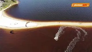 Kite Surfing at Point Walter - Perth 12 August 2018