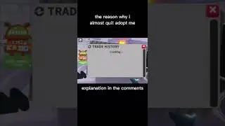I got SCAMMED in Adopt Me😭😭😭 #adoptme #roblox  #scam