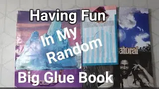RANDOM GLUE BOOK THERAPY HAVING FUN Ep 3 #stressrelief  #fun #creative #artsandcrafts #mixedmedia