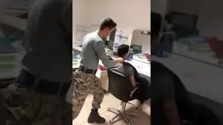 Asker traşı. Askerde sa&ccedil; traşı nasıl yapılır? Askerde Kadir alkan traşı
