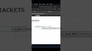 Hoe to remove bracket from Excel?