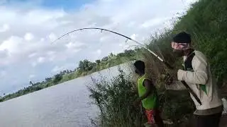 Big Size Fish Miss / Katal Fish fishing in krishna river