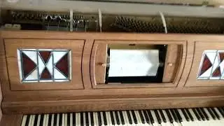 Aeolian player piano sold by Sherman Clay, With 55 rolls of music