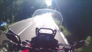 Honda CB 500 X on board Tuscany