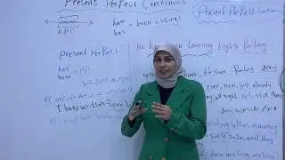 اختبار وطني /اللغة الإنكليزية/ زمن المضارع التام المستمر 