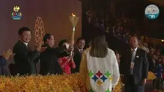 Torch Relay & Lighting of Torch  SEA Games Cambodia 2023 (HD)