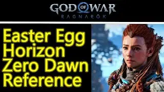 God of War Ragnarok easter egg, Horizon Zero Dawn reference