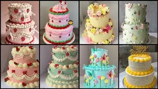 Amazing 50+ Two Tier Cake ideas | Best Simple 2 tier Cake Design