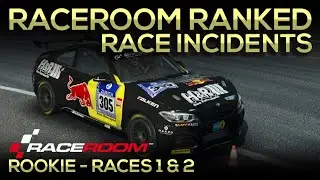 Raceroom Rookie Ranked Incidents Races 1 & 2 BMW M235i @ Stowe