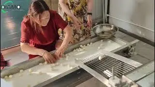 300Kg per Hour Quail Egg Boiling and Peeling Process Line