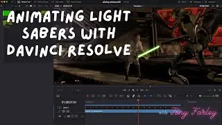 Star Wars Light Saber Animation with DaVinci Resolve
