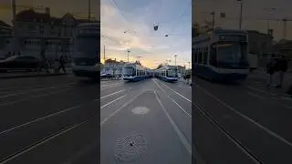 🚋 Trams in Zurich ❤️ #кристинаизлюцерна