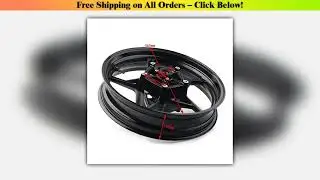 Motorcycle Front Wheel Rim For Kawasaki Ninja 650 EX650 Z650 Z900 2017 2018 2019 2020 Black
