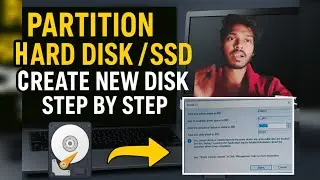  How To Partition SSD or HDD in Windows 10/11 2025 Create New Drive D | Step by Step in Hindi 🔥✅
