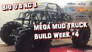 AXIAL SMT 10 Mega mud truck conversion Suspension upgrades and lock diff's