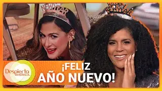 Francisca y Jessi reciben el Año Nuevo debajo de la mesa y con un deseo especial | Despierta América