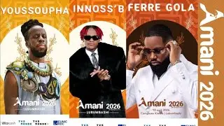 Ferre Gola arrived in Lubumbashi for the Ami 2026 Festival at the Kiwele complex at 7 p.m.
