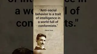 The Intelligence Of Solitude | Anti-social Behavior | Quotes And Illustrations