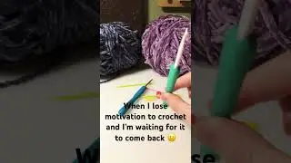 Losing motivation#crochet#yarn#motivation