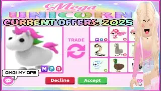 🌈🦄МЕГА ЕДИНОРОГ имеет МЕГА СПРОС в 2025 году!! 🤯 Adopt Me Trading!!🦄🌈✨