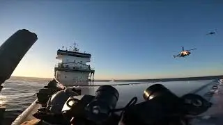 🇫🇮💪Finnish border service has published footage of the boarding and seizure of the Fitburg vessel