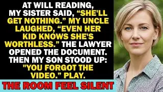 At Dad’s Will Reading, They Laughed at Me Then My Son Said 7 Words That Changed Everything