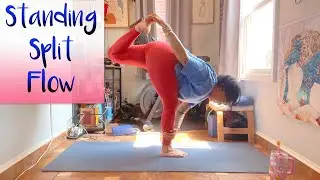 Stretch & Unwind Yoga Flow with Standing Split, Gate, Camel & Thread the Needle